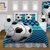 Kickin Dreams Unique Personalized Soccer Bedding Set elitetrendwear 1