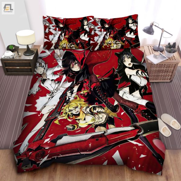 Snuggle With Ruby Fun Rwby Art Duvet Bedding Sets elitetrendwear 1