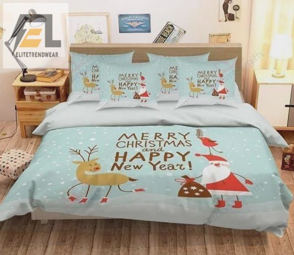 Sleep Like Santa Funny Xmas New Year Duvet Cover Sets elitetrendwear 1