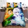 Gon Killuas Epic Nap Zone Cozy Comfy Cartoon Bedding elitetrendwear 1