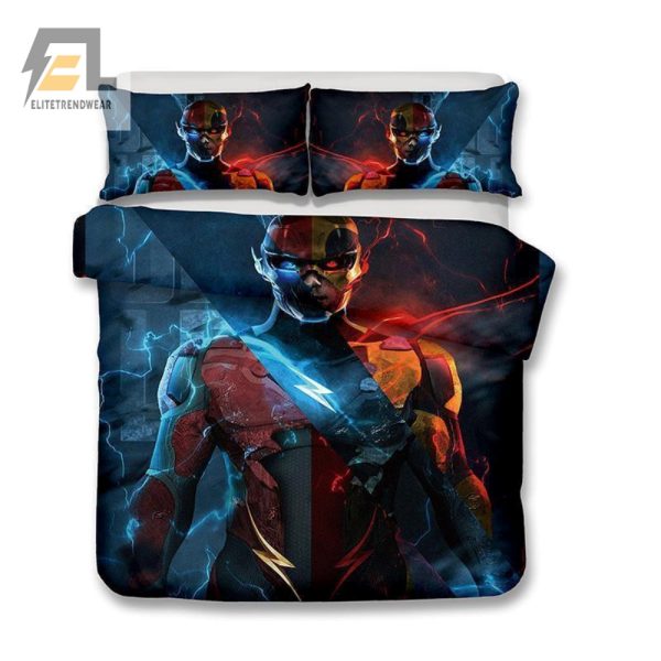 Zoom Into Dreamland Flashy Barry Allen Duvet Set elitetrendwear 1