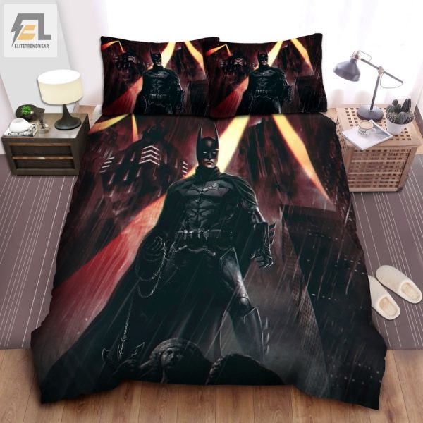 Sleep Like Batman Bat Chains Duvet Cover Set Comfy Fun elitetrendwear 1