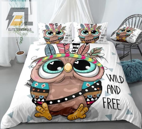 Wild Owl Duvet Comfy Quirky Totally Hootiful Bedding elitetrendwear 1