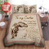 Dinomoon Love Funny Custom Grandson Duvet Bedding Set elitetrendwear 1