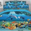 Sea World Snooze Dolphin Fish Duvet Sleep With Fins elitetrendwear 1