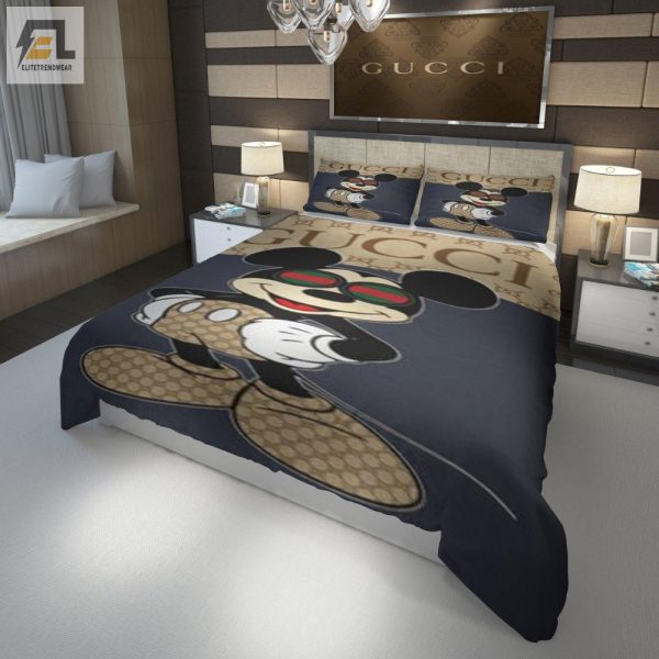 Snuggle Up With Mickey Luxe Italianinspired Bedding elitetrendwear 1