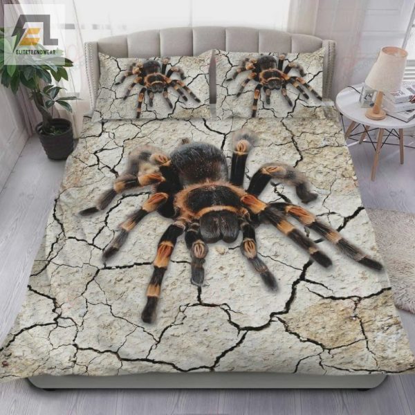 Sleep With A Smile Cozy 3D Tarantula Duvet Bedding Set elitetrendwear 1