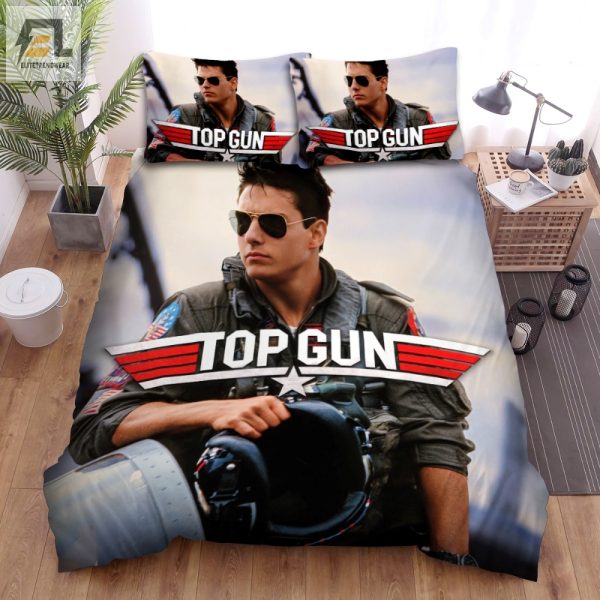 Sleep Like Maverick Top Gun Pilot Duvet Cover Bedding Set elitetrendwear 1