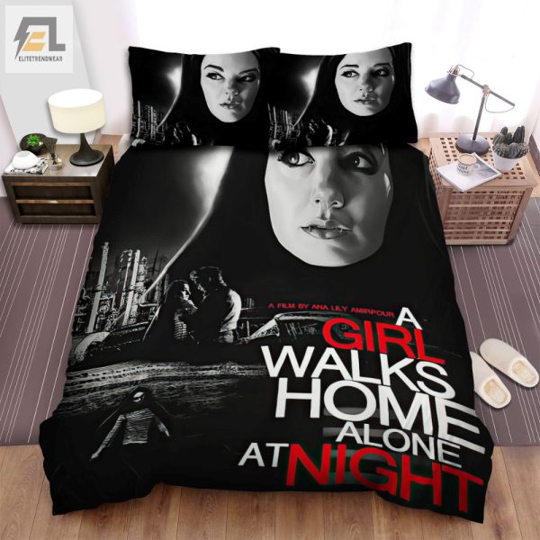 Sleep With A Girl Walks Home Alone Duvet Safe Snug elitetrendwear 1