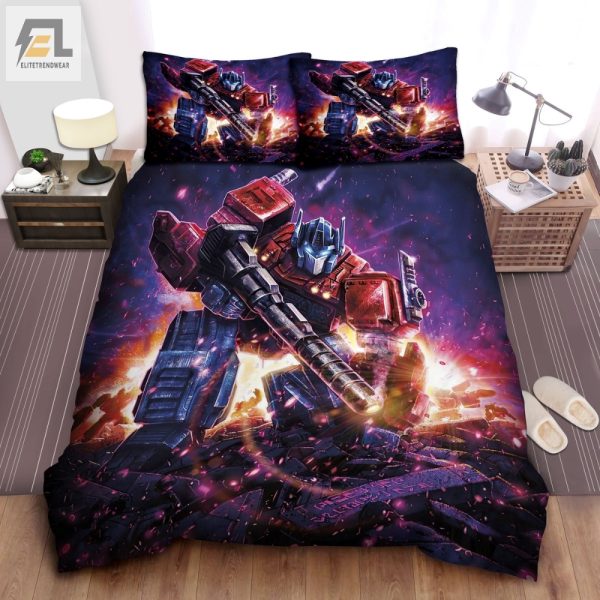 Sleep Like A Hero Optimus Prime Duvet Cover Set elitetrendwear 1