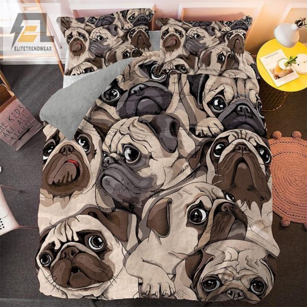 Pugtastic Duvet Sets Perfect Gift For Pug Lovers elitetrendwear 1