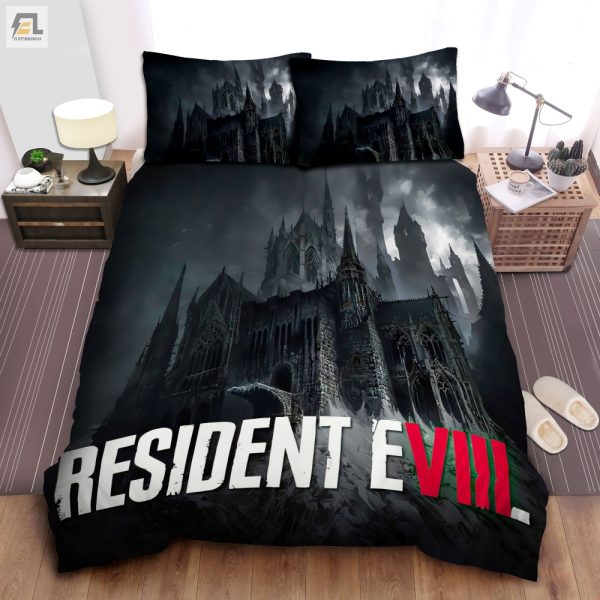 Sleep Like Lady Dimitrescu Comfy Resident Evil Village Bedding elitetrendwear 1