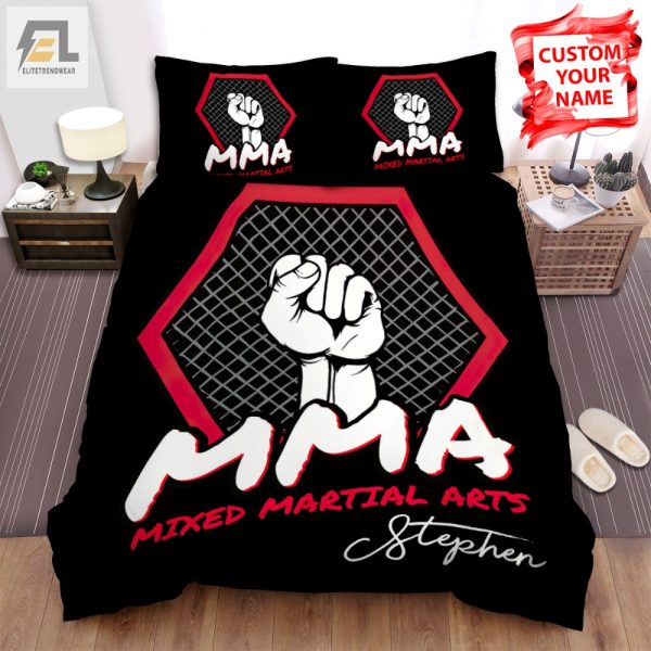 Punch Up Your Sleep Mma Hand Duvet Cover Bedding Set elitetrendwear 1