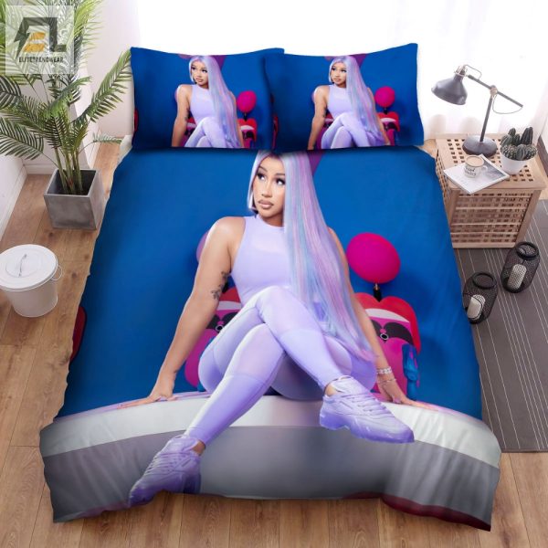 Snuggle Like Cardi B Purple Reebok Duvet Set Fab Fun elitetrendwear 1