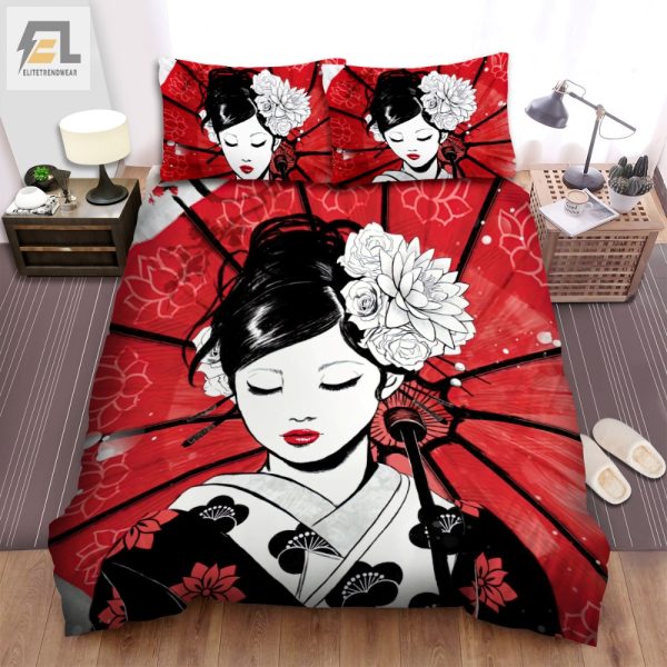 Sleep With A Geisha Cozy Japan Art Duvet Magic elitetrendwear 1