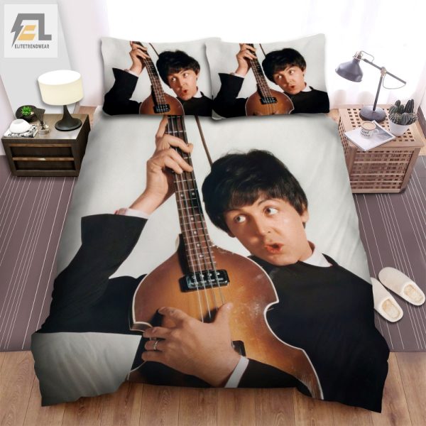 Sleep Like A Rockstar Paul Mccartney Bass Duvet Set elitetrendwear 1