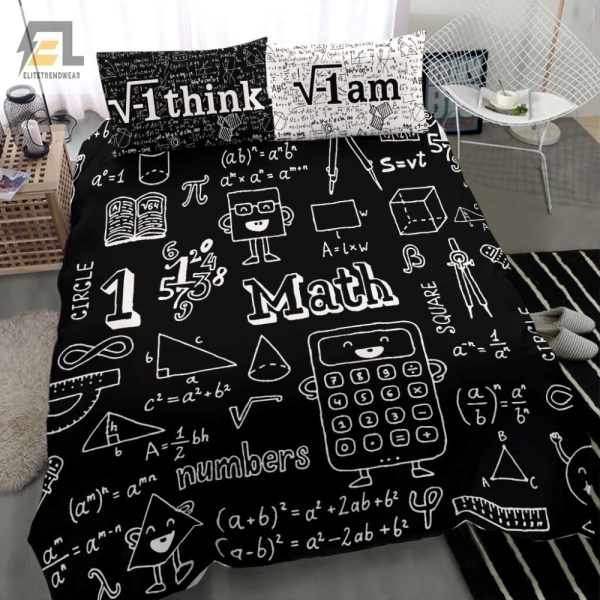 Sleep With Pi Funny Math Formula Duvet Cover Bedding Sets elitetrendwear 1