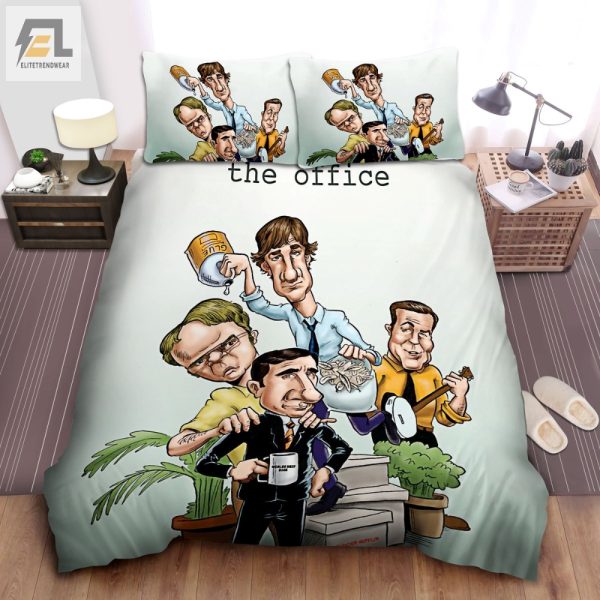 Get Cozy With Glue In Jims Hand The Office Duvet Cover Set elitetrendwear 1