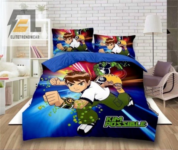 Sleep Like A Hero Cozy Ben 10 Tennyson Bedding Set elitetrendwear 1