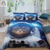 Purrfect Space Adventure Cat Astronaut Duvet Set elitetrendwear 1