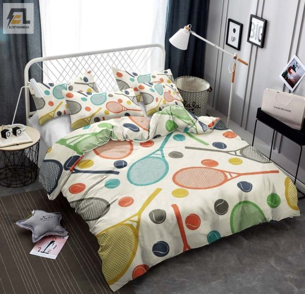 Serve Up Sweet Dreams Comfy Tennis Duvet Sets elitetrendwear 1