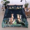 Purrfectly Cozy Funny 3D Cats Night Duvet Cover Set elitetrendwear 1