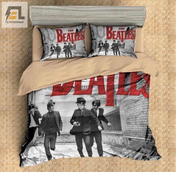 Snuggle With The Beatles Hilarious 3D Duvet Cover Set elitetrendwear 1