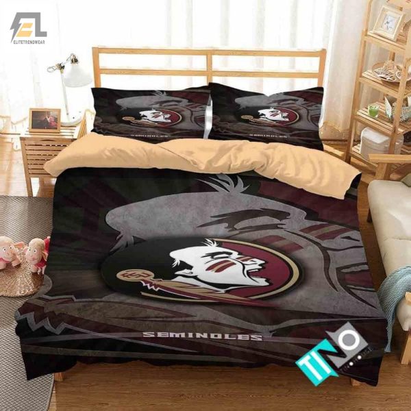 Sleep Like A Champ Fsu Seminoles 3D Duvet Cover Set elitetrendwear 1