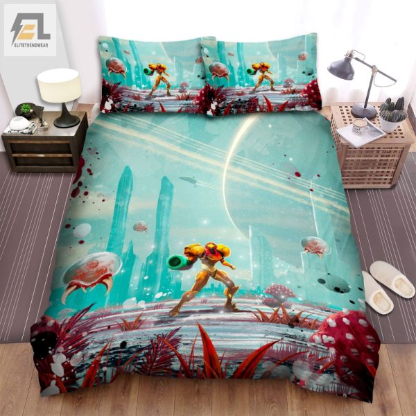 Sleep Like Samus Cozy Metroid Duvet Cover Sets elitetrendwear 1