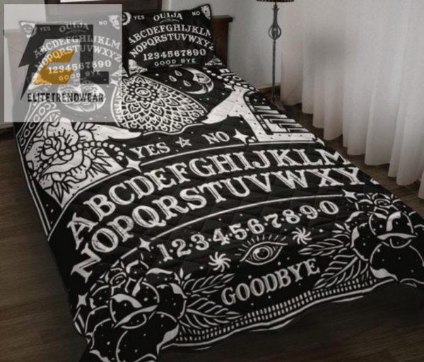 Spooky Sleep Hilarious Ouija Witch Duvet Cover Set elitetrendwear 1