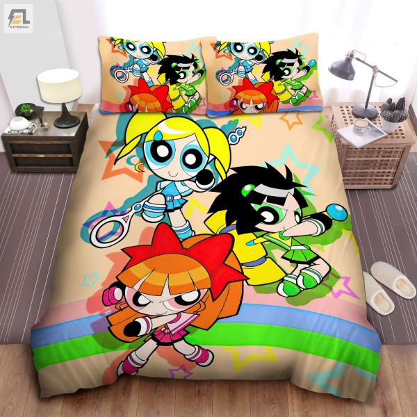 Snuggle Into Powerpuff Z Cozy Cute Bedding Sets elitetrendwear 1