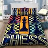 Checkmate Your Sleep Comfy Chess Duvet Cover Set elitetrendwear 1