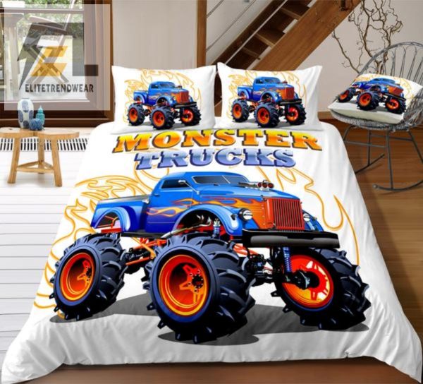 Roar Snore Monster Jam Boys Bedding Sets Cozy Fun elitetrendwear 1