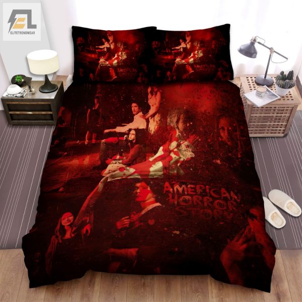 Sleep In Terror Ahs Bloody Poster Duvet Comfy Creepy elitetrendwear 1