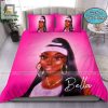 Sleep Like A Queen Custom Name Sporty Black Duvet Set elitetrendwear 1