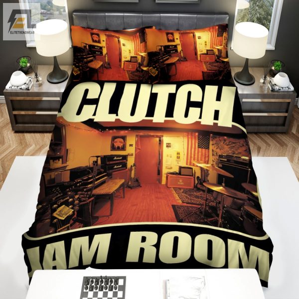 Rock Out In Comfort Funny Clutch Jam Room Duvet Sets elitetrendwear 1