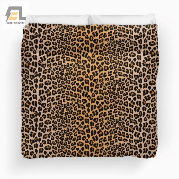 Snuggle In Style Wild Comfy Leopard Print Bedding Set elitetrendwear 1