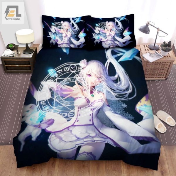 Purrfect Rezero Emilia Duvet Cozy Beds With Cat Power elitetrendwear 1