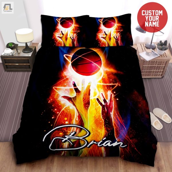 Jump Higher In Your Dreams Funny Basketball Bedding Set elitetrendwear 1