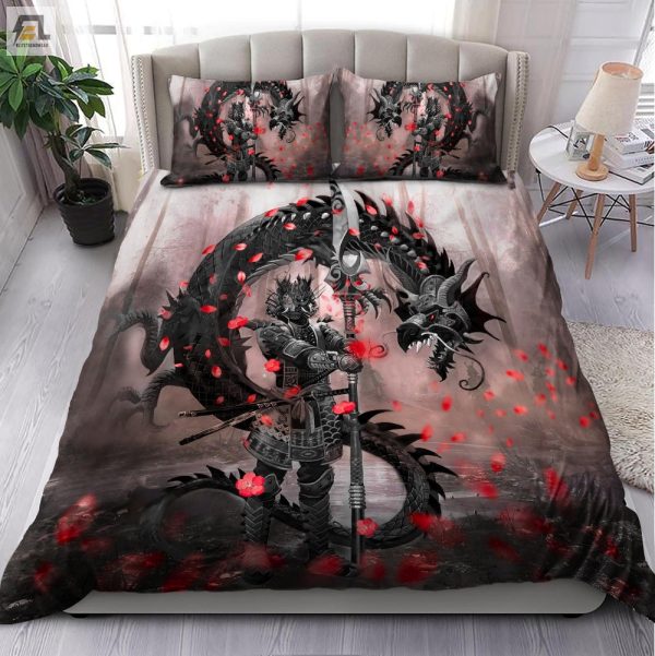 Epic Sleep Samurai Vs. Dragon Duvet Comfy Unique elitetrendwear 1