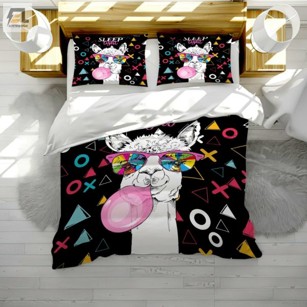 Snuggle With A Llama Hilarious Cozy Duvet Bed Sets elitetrendwear 1