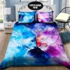 Purrfectly Wild Love Funny Lion Couple Duvet Unique Gift elitetrendwear 1