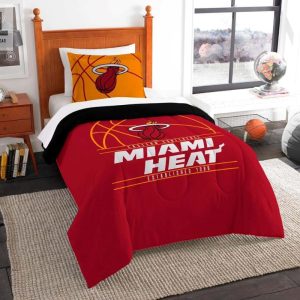 Dunk Into Comfort Miami Heat Duvet Cover Sets elitetrendwear 1 1