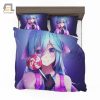 Lollipop Anime Girl Duvet Cozy Cute Comic Bedding Bliss elitetrendwear 1