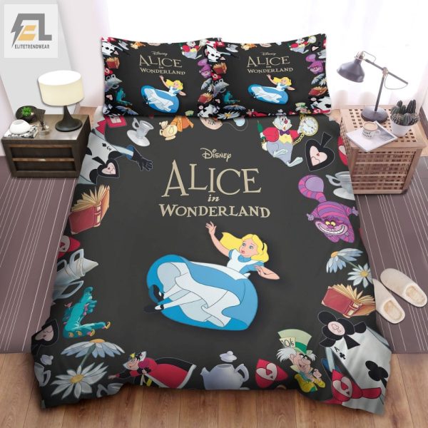 Fall Down The Rabbit Hole Comfy Alice In Wonderland Bedding elitetrendwear 1