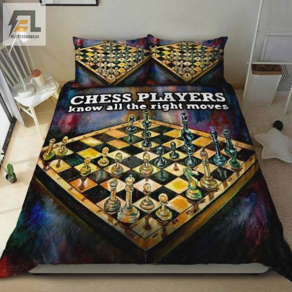 Checkmate Comfort Funny Duvet For Chess Enthusiasts elitetrendwear 1