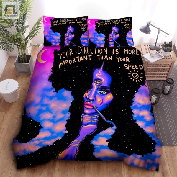 Trippy Hippie Weed Girl Duvet Cozy Quirky Bedding Sets elitetrendwear 1