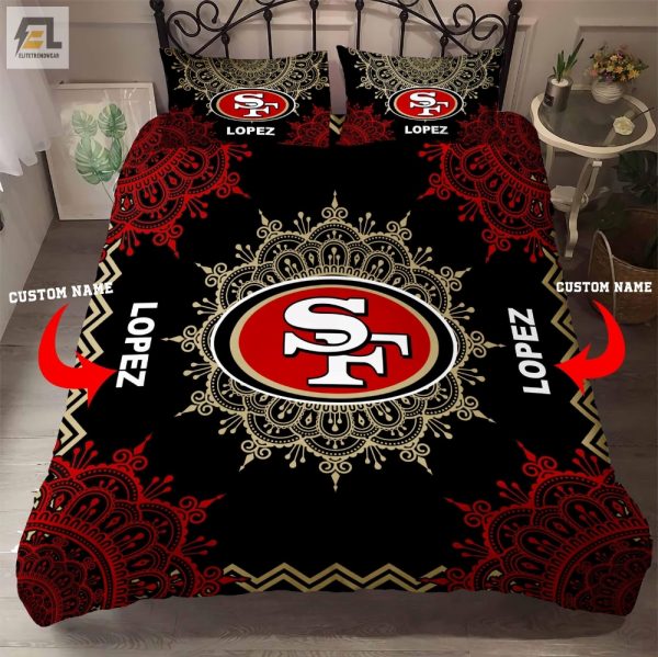 Sleep Like A Champ 49Ers Custom Name Duvet Bedding Sets elitetrendwear 1