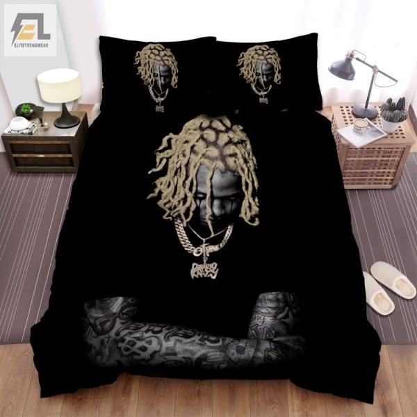 Snuggle With Lil Durk Comfy Love Songs Bedding Set elitetrendwear 1