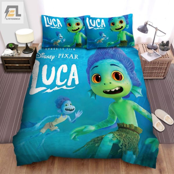 Snuggle With Luca Quirky Cozy Movie Poster Bedding Sets elitetrendwear 1